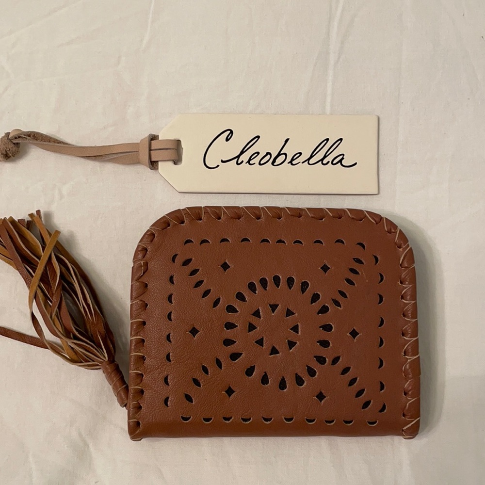 NWT Cleobella zip small wallet